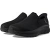 Skechers Mocassino D'lux Walker Orford Slip-in da Uomo, Nero/Nero, 47.5 EU