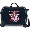 Marvel All Avengers - Valigia per bambini, blu, 50 x 38 x 20 cm, rigida ABS, chiusura a combinazione laterale, 34 l, 3 kg, 4 bagaglio a mano