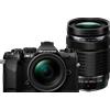 OM System Kit OM-5 Mark II Nero + 12-45mm F4.0 PRO + 40-150mm F4.0 PRO