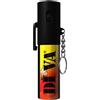 DEFENCE SYSTEM Spray antiaggressione potente al peperoncino DIVA TOP 15ml - - CLASSIC