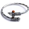 Wonder Care Rudraksha Shiv Om Trishul Damroo Kada per uomo, bracciale Lord Shiva Bahubali per uomo, ragazzo | Ottone religioso Kada | Bracciale misura libera per Maha Shivratri