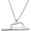 Wllay piccolo principe elefante collana elefante in un fascino serpente collana e Lega, colore: Silver, cod. B07DYXGR2M_US