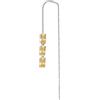 Brosway Orecchino Singolo Donna, Orecchino Pendente in Argento e Energy Yellow | Collezione FANCY - FEY12