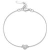 Brosway Bracciale Donna in Argento e Infinite White con Simbolo Cuore | Collezione Fancy - FIW140