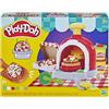 Play-Doh, Playset Pizzeria Stampa e inforna, 8 Accessori e 5 Colori, Cibo Finto e Giocattoli a Tema Cucina per Bambini e Bambine, dai 3 Anni in su