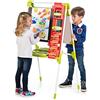 Chicos - Lavagna per bambini 2 in 1 con cavalletto | Lavagna da terra magnetica e per gessetti con lettere e numeri | Per gessi e pennarelli | Include 82 accessori | A Partire dai 3 anni (52172)