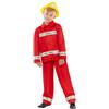 amscan Costume per bambini da pompiere, età 10-12 anni