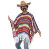 Rubie's Bristol Novelty Ac331 Poncho Messicano per Adulti, da Uomo, Multicolore, Taglia Unica Halloween