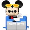 Funko Pop! Disney: WDW50- People Mover Mickey Mouse - Disney World 50th Anniversary - Figura in Vinile da Collezione - Idea Regalo - Merchandising Ufficiale - Giocattoli per Bambini e Adulti