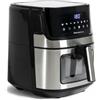 Melchioni GINEVRA Friggitrice 6,5 L 1600 W Nero, Stainless steel