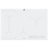 Electrolux EIL83443BW Piano Cottura a induzione 4 Fornelli 78 cm Bianco