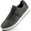 LANGDU Sneakers Uomo Scarpe da Ginnastica Casual Sportive Running Basse Scarpe all'Aperto 41-46EU (43EU, Grigio Tutto 25)