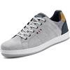 LANGDU Sneakers Uomo Scarpe da Ginnastica Casual Sportive Running Basse Scarpe all'Aperto 41-46EU (43EU, Grigio 25)