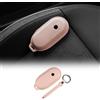 KUNGKIC Per 2024 2025 Mini J01 J05 U25 F65 F66 F67 Copertura Chiave in Pelle Protezione in Alluminio Telecomando Portachiavi Convertitore per Auto