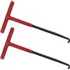 SyiXute 2 Pezzi Moto Scarico Molla Ganci,Gancio per Molla di Scarico a T,Estrazione Gancio Molla in Acciaio Attrezzo per Motociclo Scooter Decespugliatore (16 * 8,2 cm)