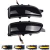 Hacreyatu Indicatori di direzione dinamici a LED per Volvo C30 S80 2007-2013 | per Volvo S40 V50 S60 C70 V40 V70 ,sinistro destro per specchietto retrovisore