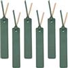 PATIKIL Segnalibri In Pelle, 6Pcs Segnalibri Rettangolari Marcatori Di Pagina Per Lettura Uomini Donne Insegnanti Lettori Amanti Dei Libri Scrittori, Verde