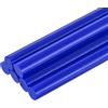 QUARKZMAN 6Pz Stick Colla a Caldo Mini per Pistola per Colle 11mm x 100mm Colla a Caldo Bastoncini Grandi Ricariche, Blu Brillante