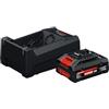 Bosch Professional Bosch EXPERT 18V System Starter set: batteria a prestazioni elevate EXBA18V-40 in combinazione con caricabatteria rapido GAL 12V/18-80 (fino a 2.000 W di potenza massima)