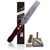 Temple Tool Co. - Sega giapponese a filo con doppio bordo da 15,2 cm, per tagliare tasselli, pioli, cunei, sega a mano per legno duro e legno tenero, piccola sega per legno
