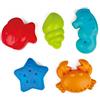 Hape E4058 Sea Creatures Sand Moulds - Beach Toys