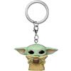 Funko Pop! Keychain Star Wars The Mandalorian, Grogu, The Child, Baby Yoda, Baby YodaWith Cup, Mini Figura in Vinile da Collezione, Idea Regalo