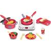 Teorema Giocattoli Teorema - Set Accessori da Cucina, Giocattolo per Bambini con Frigorigero, Fornello Luci e Suoni, e Accessori