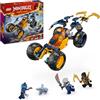 LEGO NINJAGO Buggy Fuoristrada Ninja di Arin, Giochi per Bambini e Bambine da 7 Anni in su, Macchina Giocattolo da Costruire con Drago e 4 Minifigure dei Personaggi Ninja, Idea Regalo Divertente 71811