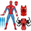 Marvel Spider-Man Thwip Blast Spider-Man Action Figure con accessori, scala 27,9 cm, giocattolo super eroe per bambini dai 4 anni in su