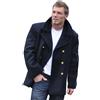 Mil-Tec - Veste Caban BW Marine Laine Avec Boutons Dorés Mil-Tec XL