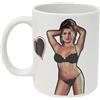 Generic Tazza caffè, sexy donna bionda termoreattiva spogliata, ceramica, 25 cl