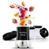 GOURMETmaxx Nutrition Blender | Smoothie Maker con set di accessori XXL | Frullatore da 11 pezzi | Frullatore con ricette, coperchi a tenuta stagna | Food Processor per frullati, smoothie & co.