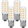 Mizlay Lampadina LED E14 3W Bianco Caldo 2700K 28W 33W Alogena Equivalente Risparmio Energetico, Lampadine E14 Piccole Vite Edison per Macchina Da Cucire Cappa Congelatore, AC220-240V, Confezione Da 2
