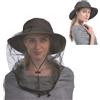 USHAKE - Cappello da Safari, con Rete a Rete Nascosta, per Insetti e zanzare, per Amanti delle attività all'Aria Aperta, da Uomo o da Donna, Colore: Verde