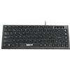 iggual - Tastiera con Cavo TKL-USB | Tastiera per PC Ultra Slim - Tastiera con Connessione USB - Compatibile con Windows e Android - PC Portatile - Colore Nero