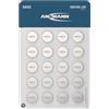 ANSMANN Basic 20x CR2450 batterie al litio a bottone 3V / Batterie di alta qualità/Ideali per bilance da cucina, chiavi dell'auto, dispositivi di misurazione, telecomandi, ecc.