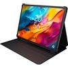TCL Custodia per Tablet NXTPAPER 14 - Cover Flip Slim in Pelle PU con 3 Angoli Regolabili, Design Magnetico per Stylus, Funzione Auto Sleep/Wake, Nero