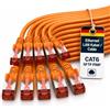 1aTTack.de 10x 2m - Cavo di rete Cat 6 cavo patch Cat6 RJ45 SFTP - arancione