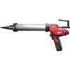 Milwaukee 4933441665 - M12PCG/400 a-201b pistola di chimici 1 batteria M12 li ion 2,0 Ah, con tubo trasparente da 400 ml, díal compatibile e interruttore elettronico variabile e scatola di cartone