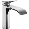 hansgrohe Vivenis - Rubinetto per lavabo senza scarico, Miscelatore lavabo risparmio idrico (EcoSmart) con altezza bocca 110 mm, cromo, 75022000