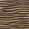 Rasch Carta da parati 751741 - Carta da parati in tessuto non tessuto con motivo zebra, beige e marrone, stampa animale, collezione African Queen III
