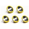 EEMB 5 pz EEMB LIR2032H Batteria Ricaricabile 70mAh 3.7V Batterie A Bottone Agli Ioni di Litio con Linguette di Saldatura