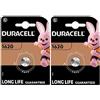 Duracell 2X Duracell 1620 (2 Blister Da 1 Batteria) 2 Pile (CR1620)