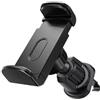 ICOVERI Supporto universale per cellulare auto, supporto per telefono da auto per iPhone e altri. Fissaggio griglia di ventilazione, fissaggio stabile, rotazione di 360°, verticale/orizzontale, guida