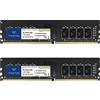 Timetec 16GB KIT(2x8GB) DDR4 2666MHz (PC4-2666V) PC4-21300 UDIMM RAM per desktop - Non-ECC Unbuffered, 288 pin, 1,2V CL19 modulo di memoria DIMM