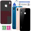 Eonpam Scocca Vetro Posteriore per Huawei P20 Lite Nero | Qualità originale scocca vetro posteriore coperchio copribatteria con vetro fotocamera kit ricambio.