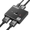 Ticenpe Switch HDMI 2.1 Splitter 8K@60Hz 4K@120Hz, Alluminio Bidirezionale HDMI Switch 2 in 1 Out/1 in 2 Out, Hdmi 2.1 Switcher Distributore supporta 48Gbps 3D HDCP 2.3 per PS5/4 Fire Stick/Xbox/HDTV