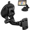 VBGURR Supporto per navigatore auto, cruscotto/parabrezza, supporto per auto con ventosa, supporto per monitor per fotocamera posteriore, supporto per navigatore, Falk, Becker, Garmin, NavGear, Medion