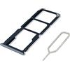 Eonpam Vassoio Carta SIM per (Oppo A94 5G) qualità Originale Porta Scheda SIM Ricambio Slot Scheda Memoria SD con Pin della Scheda SIM(Nero)
