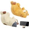 EHOENTROPY 2 Pezzi Divertente Supporto per Cellulare Carino Gatto Simpatico Supporto per Telefono Supporto per Cellulare da Tavolo Supporto per Cellulare da Scrivania Supporto per Smartphone Supporto